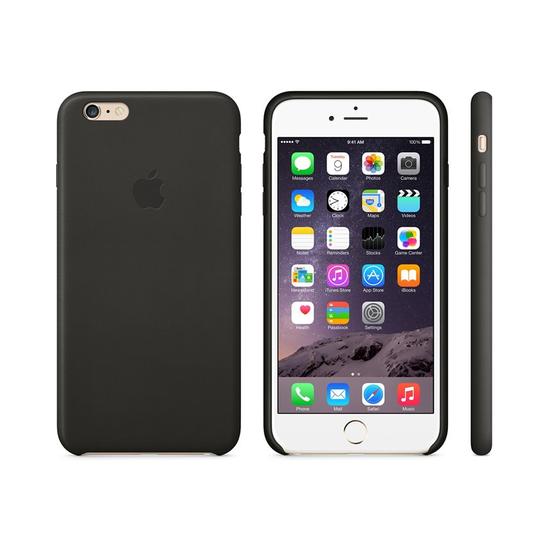 Apple Funda cuero iPhone 6 Plus Negro