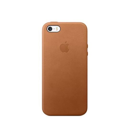 Apple Funda Leather Case iPhone SE Azul Medianoche