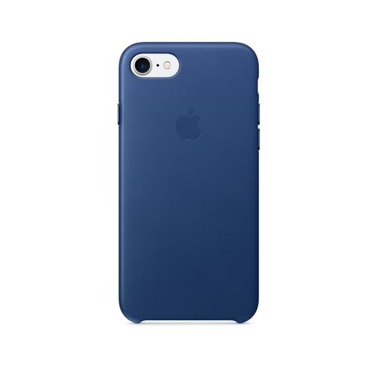Apple Leather Case Funda iPhone 7 Azul Zafiro