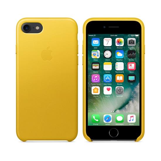 Apple Leather Case Funda iPhone 7 Girasol