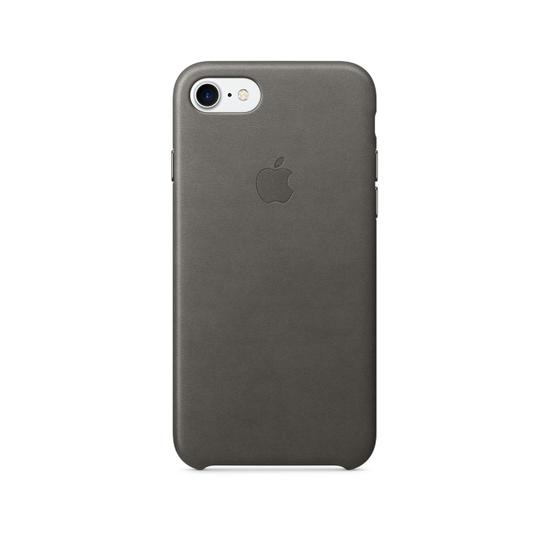 Apple Leather Case Funda iPhone 7 Gris Tormenta