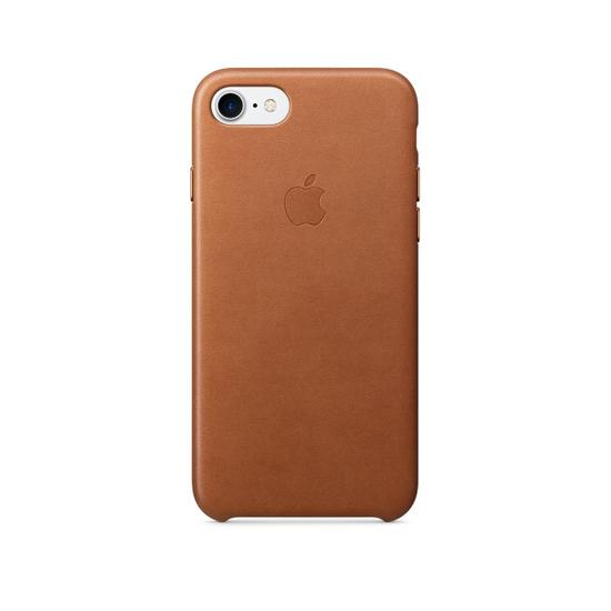 Apple Leather Case Funda iPhone 7 Marrón Caramelo
