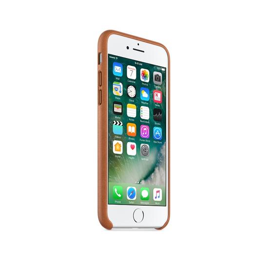 Apple Leather Case Funda iPhone 7 Marrón Caramelo