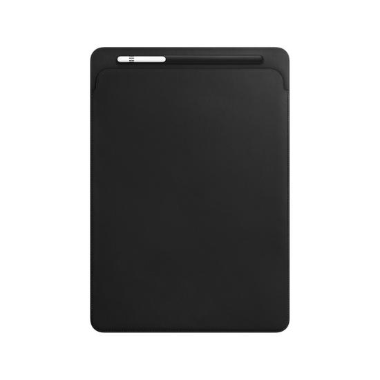 Apple Leather Sleeve Funda iPad Pro 12.9" Negro