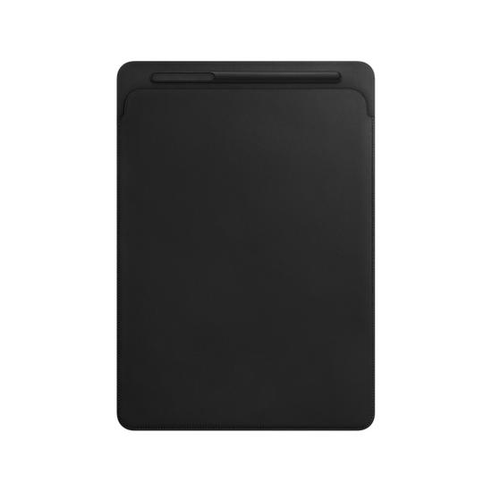 Apple Leather Sleeve Funda iPad Pro 12.9" Negro