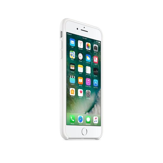 Apple Silicone Case Funda iPhone 7 Plus Blanco