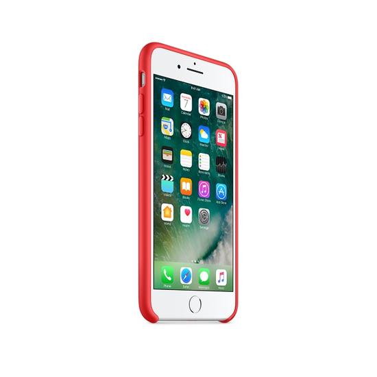 Apple Silicone Case Funda iPhone 7 Plus Rojo