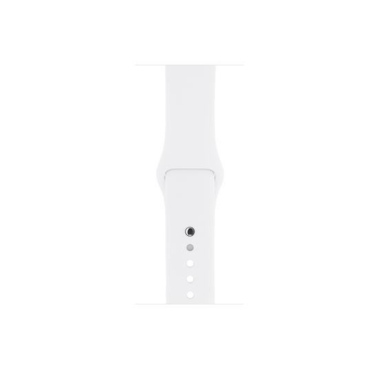 Apple Watch Series 1 38mm Caja Aluminio Plata y Correa Deportiva Blanco 