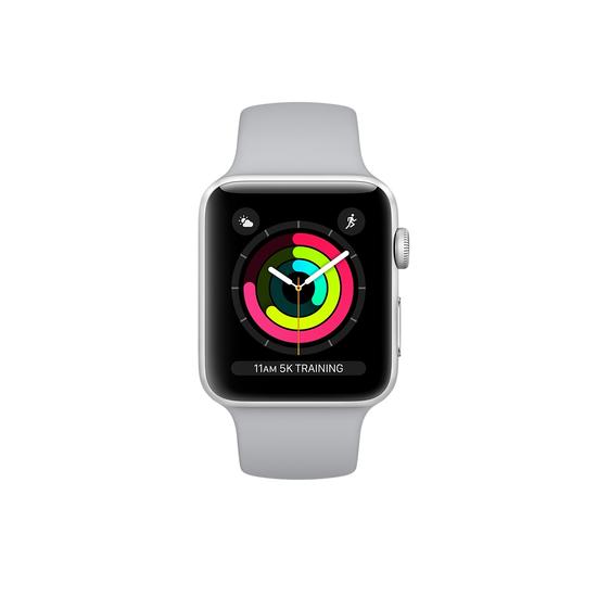Apple Watch Series 3 GPS 42mm Caja Aluminio Plata y Correa Deportiva Gris Luminoso