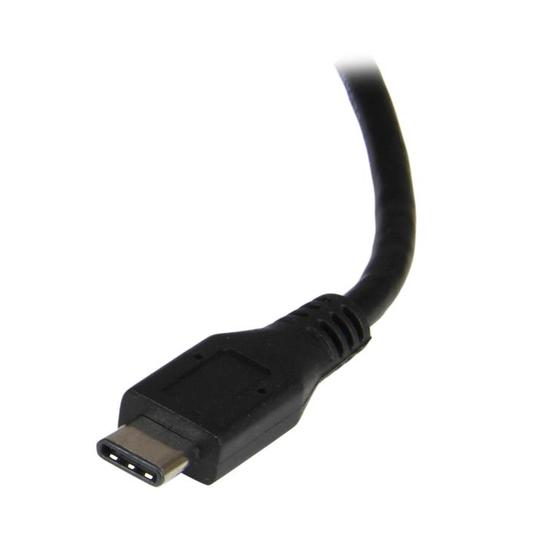 USB-C a 2 Gigabit Ethernet + USB Extra Negro
