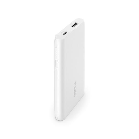 Belkin Power Bank Boost Charge 5K Batería Externa + cable USB-C Blanco