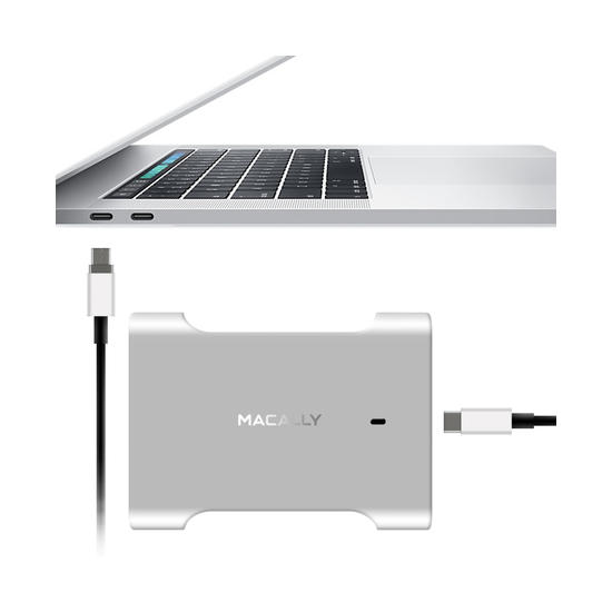 Macally Cargador de MacBook/Pro 61W con cable USB-C magnético