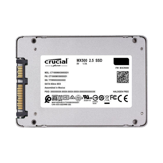 Crucial MX500 disco SSD 2TB 7mm