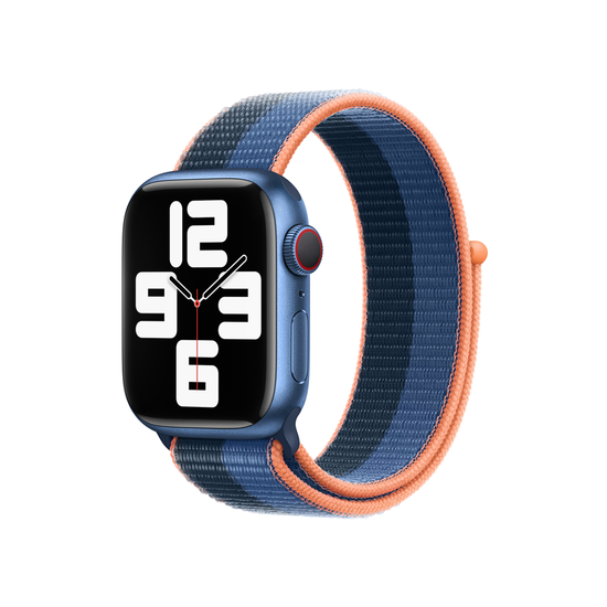 Devia Correa Velcro para Apple Watch 42/44/45/49mm azul/naranja