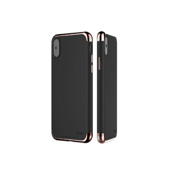 ELAGO S8 Empire Funda iPhone X Polycarbonato Oro Rosa/Negro
