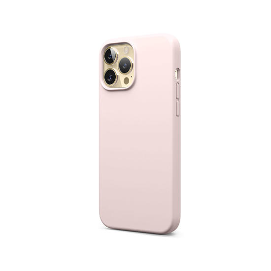 Elago Funda silicona MagSafe iPhone 13 Pro Max rosa