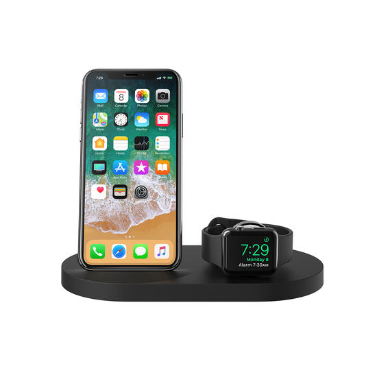 Belkin Boost UP Base Carga Inalámbrica 7,5W iPhone y Apple Watch Negro