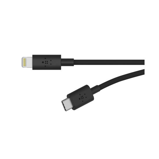 Belkin Cable Carga USB-C a Lightning 1,2 m Negro