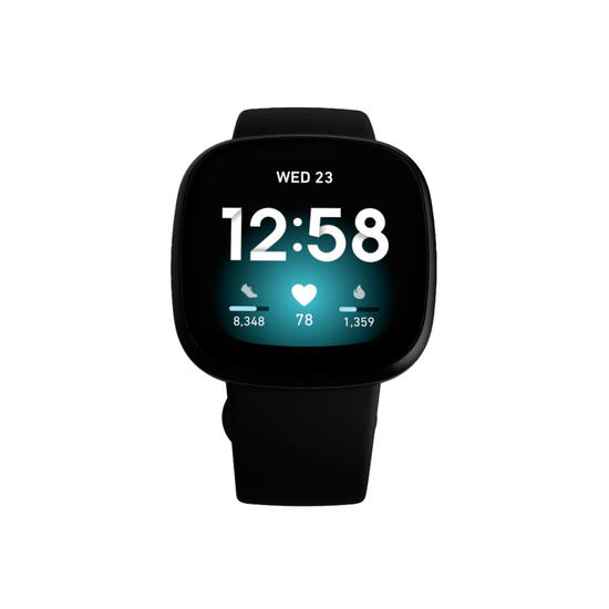 Fitbit Versa 3 Reloj Inteligente Negro
