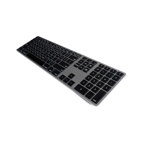 Matias teclado numérico español inalámbrico iluminado gris espacial