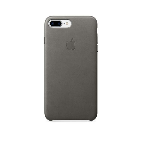 Apple Leather Case Funda iPhone 7 Plus Gris Tormenta