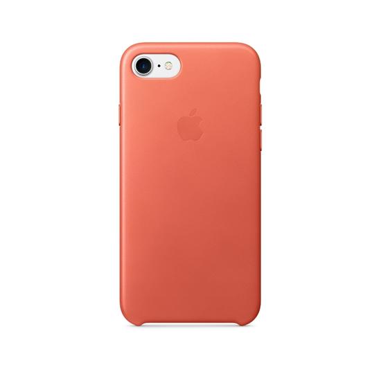 Apple Leather Case Funda iPhone 7 Rosa geranio
