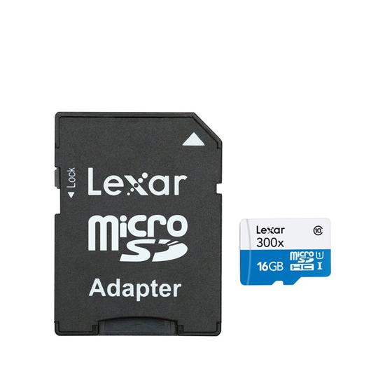 Lexar High-Performance Tarjeta de Memoria microSDHC Clase 10 | 16GB con adaptador SD