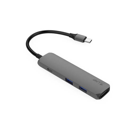 LMP Adaptador Combo Hub USB-C Gris Espacial