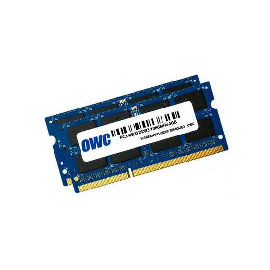 Memoria RAM OWC 8GB (2x4GB) DDR3 1066MHz PC8500