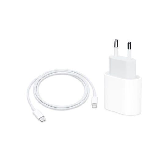 Apple Pack Cable USB-C a Lightning 1m + Adaptador USB-C 20W - Original sin caja