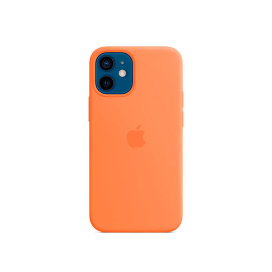 Apple MagSafe Funda iPhone 12 mini Silicona Naranja kumquat