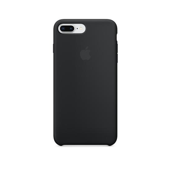 Como nuevo - Apple Silicone Case Funda iPhone 8 Plus / 7 Plus Negro