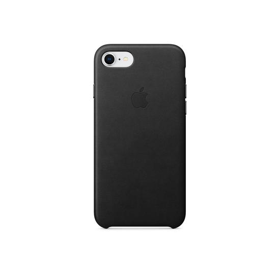 Apple Leather Case Funda piel iPhone 8 / 7 Negro