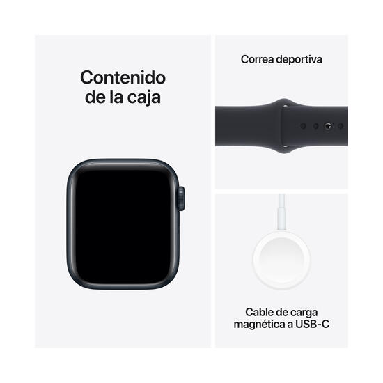 Apple Watch SE | GPS | 40mm | Caja Aluminio Medianoche | Correa deportiva Medianoche | S/M