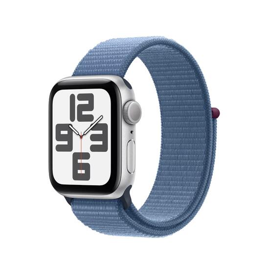 Apple Watch SE | GPS | 40mm | Caja Aluminio Plata | Correa Loop deportiva Azul Invierno | Única
