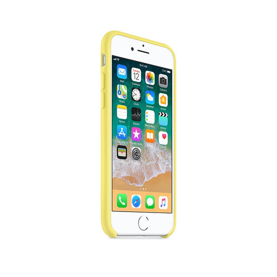 Apple Silicon Case Funda iPhone 8 / 7 Amarillo Limón