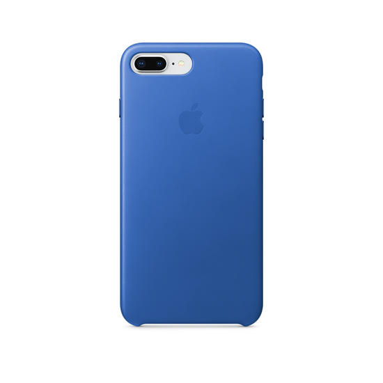 Apple Leather Case Funda piel iPhone 8 Plus / 7 Azul Eléctrico