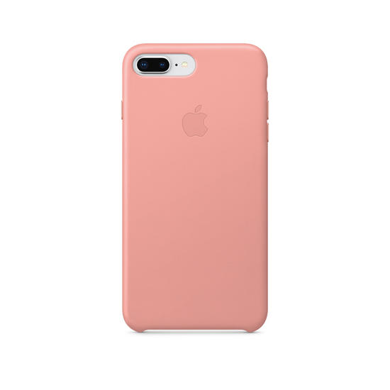 Apple Leather Case Funda piel iPhone 8 Plus / 7 Rosa Palo