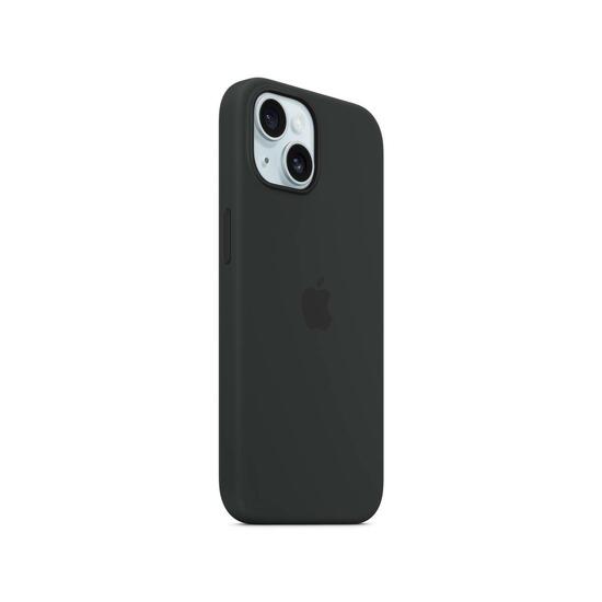 Apple MagSafe Funda Silicona iPhone 15 Negro