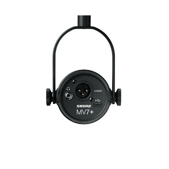Shure Motiv MV7+ Micrófono vocal dinámico híbrido XLR/USB Negro