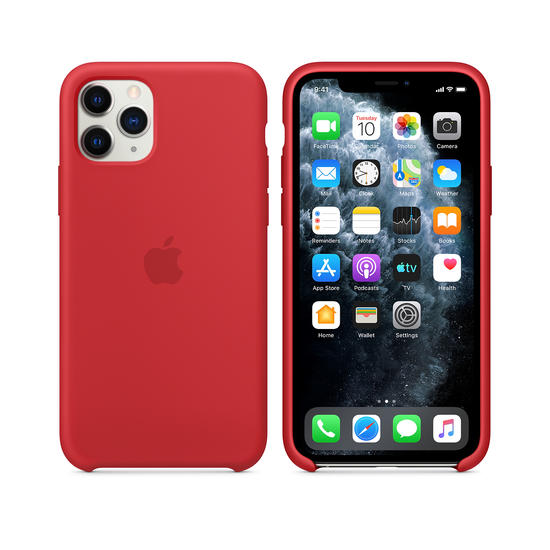 Apple Funda iPhone 11 Pro Silicona (PRODUCT)RED