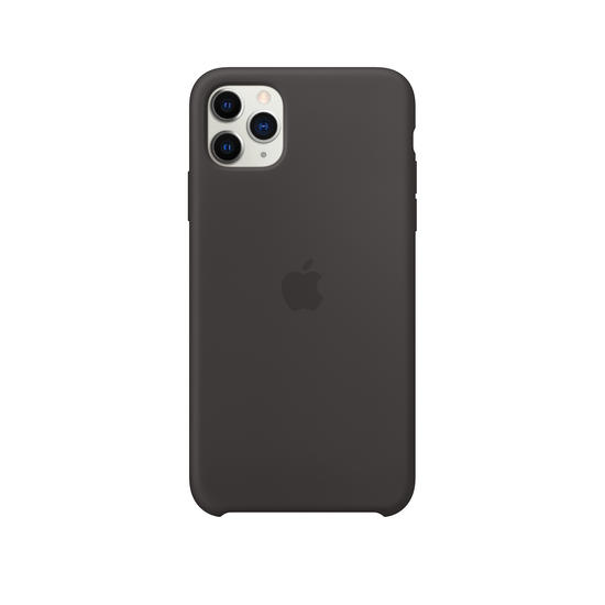 Apple Funda iPhone 11 Pro Max Silicona Negro