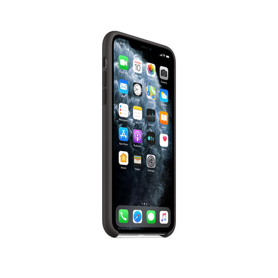 Apple Funda iPhone 11 Pro Max Silicona Negro