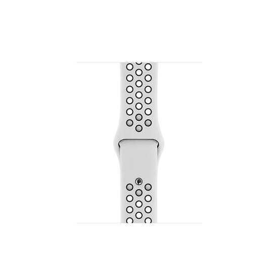 Apple Watch Nike Series 5 GPS + Cellular 40mm Caja Aluminio Plata Correa deportiva Pure Platinum/Negro Nike