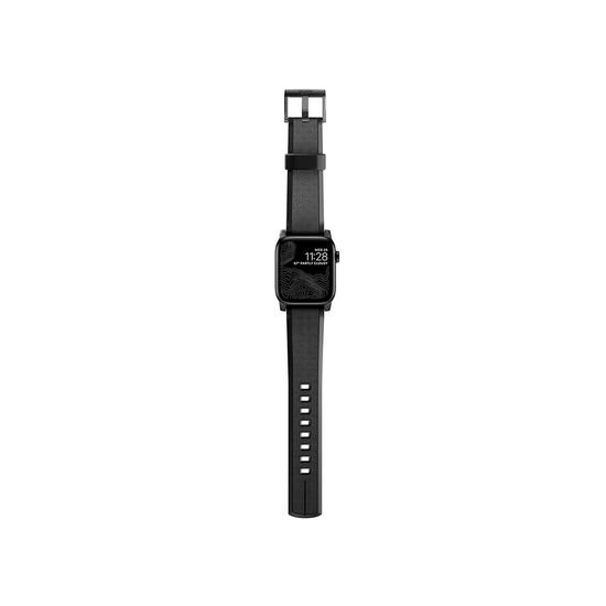 Nomad Rugged Strap Correa Apple Watch 42mm/44mm Negro (hebilla negra)