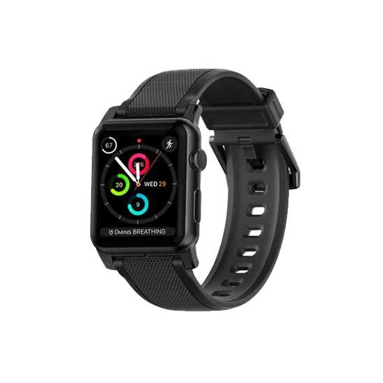 Nomad Silicone Strap Correa Apple Watch 42mm Negro