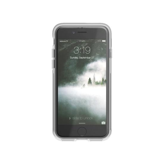 Nomad Funda iPhone 8/7 Clear Case de Piel Marrón