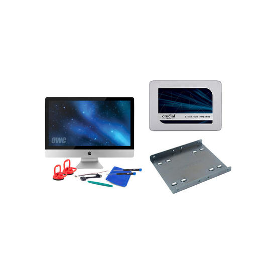 Kit ampliación SSD Crucial MX500 disco SSD 250GB para iMac 21,5 y 27" de 2009-2010 Mid Controladora Principal