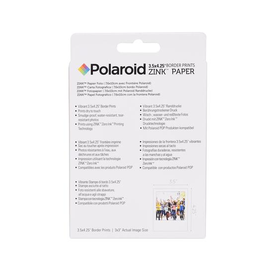 Polaroid Zink Papel fotográfico para Polaroid Pop 2.0 (Paquete de 20 hojas)