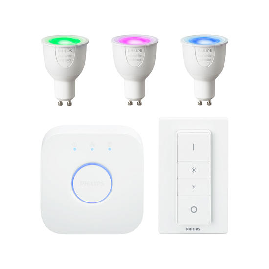 Philips Hue Starter Kit GU10 White Ambiance and color ambiance